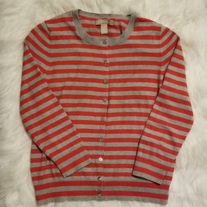 Banana Republic Stripped Cardigan Sweater